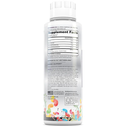 Cutler Nutrition Liquid L-Carnitine Fat Burner Supplement with Acetyl L-Carnitine & L-Carnitine Tartrate - Fat Burner Formula for Optimal Absorption, Cutler Nutrition