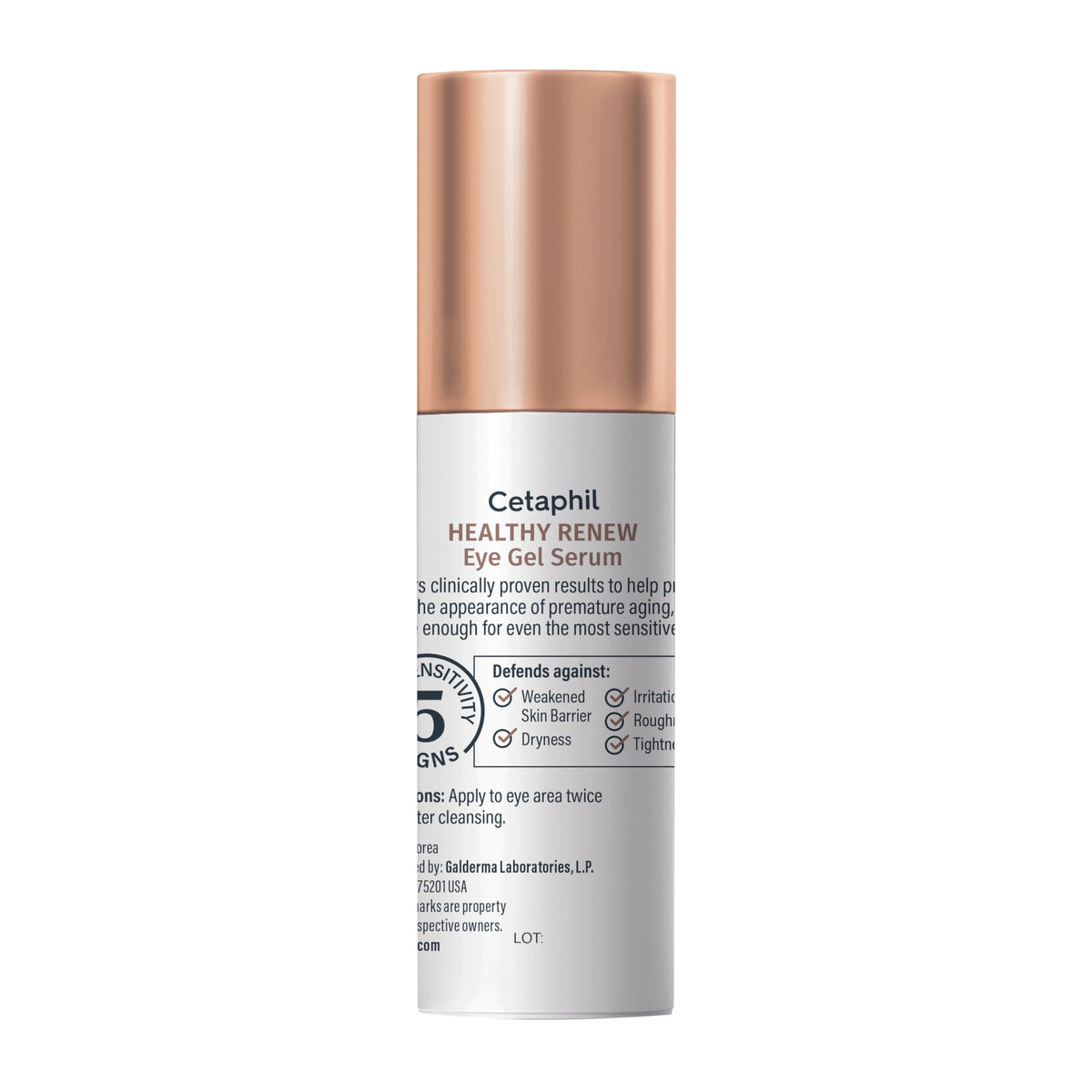 Cetaphil Healthy Renew Eye Gel Serum, Anti-Aging, Peptides, 0.5oz Cetaphil