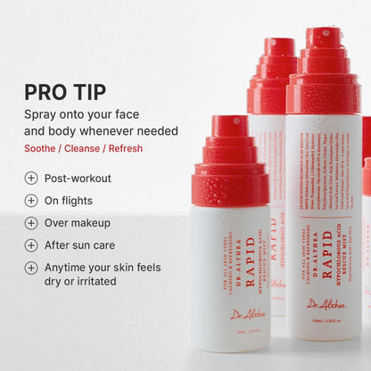Dr.Althea Rapid Hypochlorous Acid Rescue Mist, Korean Skin Care, 3.38 Fl Oz Dr.Althea