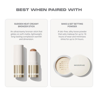 Morphe Cheek Thrills Multi-Finish Face Trio, After Party, 0.38 oz MORPHE