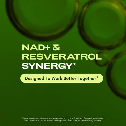 Cata-Kor Liposomal NAD Resveratrol Supplement – NMN Supplement Alternative – Third-Party Tested – Advanced NAD Supplement Cata-Kor