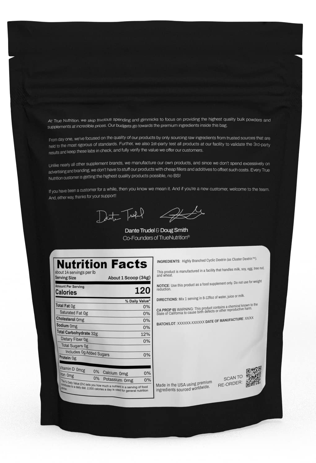 True Nutrition - Highly Branched Cyclic Dextrin - Carbohydrate Powder for Sustained Intra-Workout Energy, Enhanced Post-Workout Muscle Recovery True Nutrition buy australia supplements