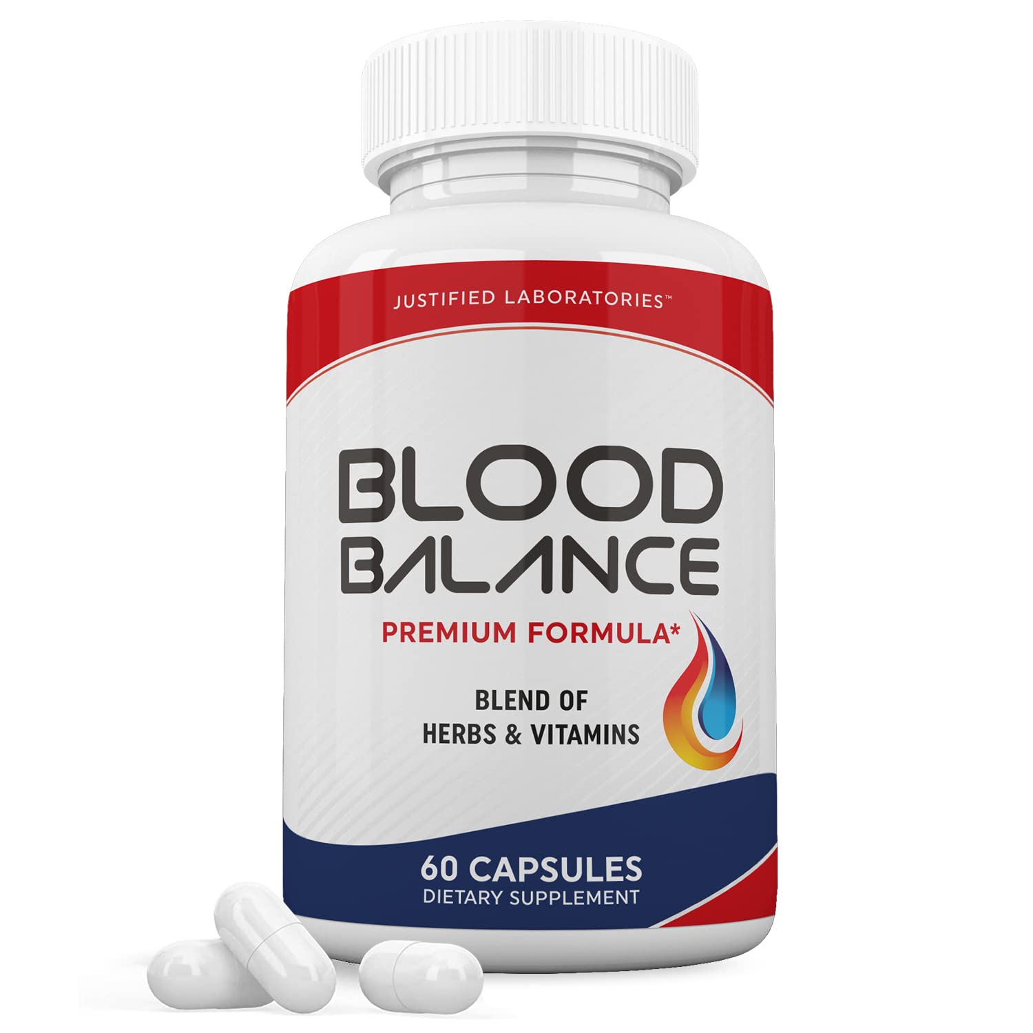 Blood Balance Advanced Formula 620MG Formula Supplement Pills 60 Capsules Justified Laboratories buy australia supplements