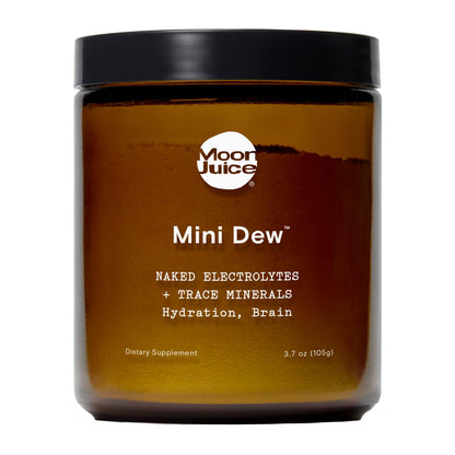 Moon Juice Mini Dew Electrolytes Powder - Sugar Free Minerals & Electrolyte Hydration Powder for Instant Hydration & Brain Support - Magnesium, Calcium, Potassium, Pink Salt, Watermelon, 30 Servings