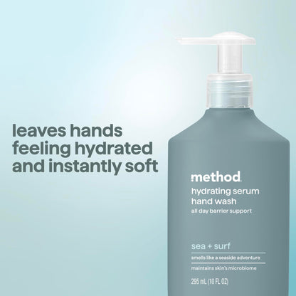 method Hydrating Serum Hand Wash, Sea + Surf, 10 fl oz Method