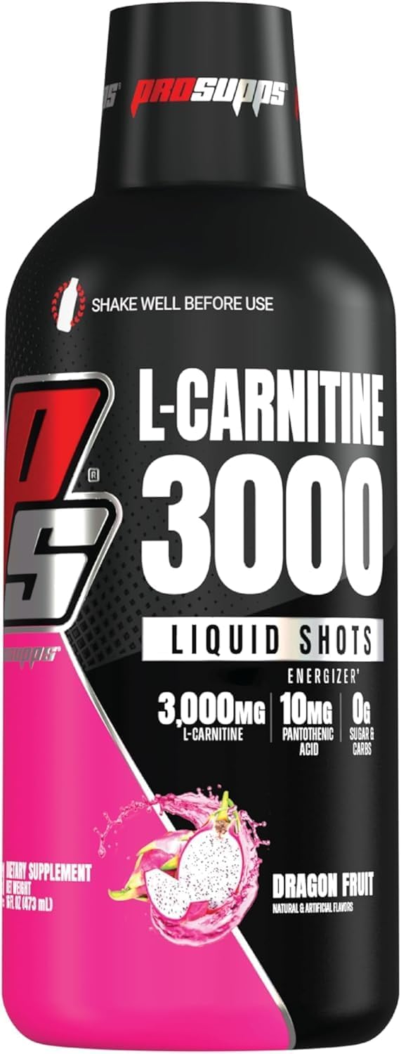 ProSupps L-Carnitine 3000 Stimulant Free Liquid Shots (31 Servings, Dragon Fruit) and Hyde Max Pump Pre Workout for Men and Women (20 Servings, Blue Razz) Bundle