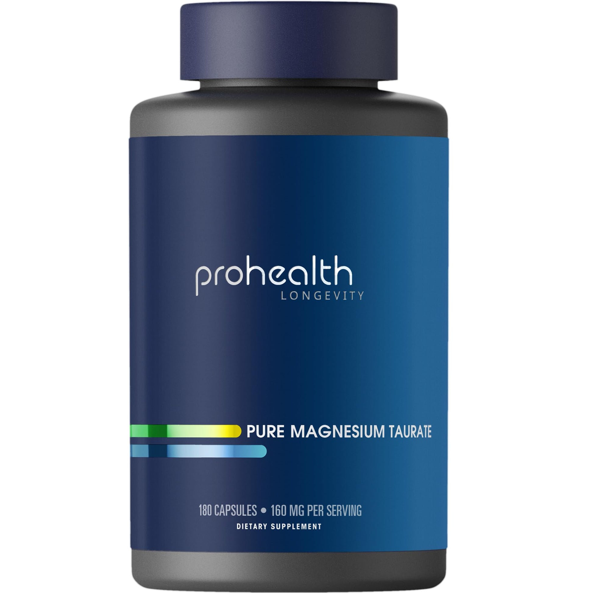 ProHealth Pure Magnesium Taurate, 160mg per Serving | Optimal Bioavailability Supplement for Healthy Aging | Supports Brain, Heart, and Muscle Health | Third-Party Tested for Quality | 180 Capsules ProHealth buy australia supplements