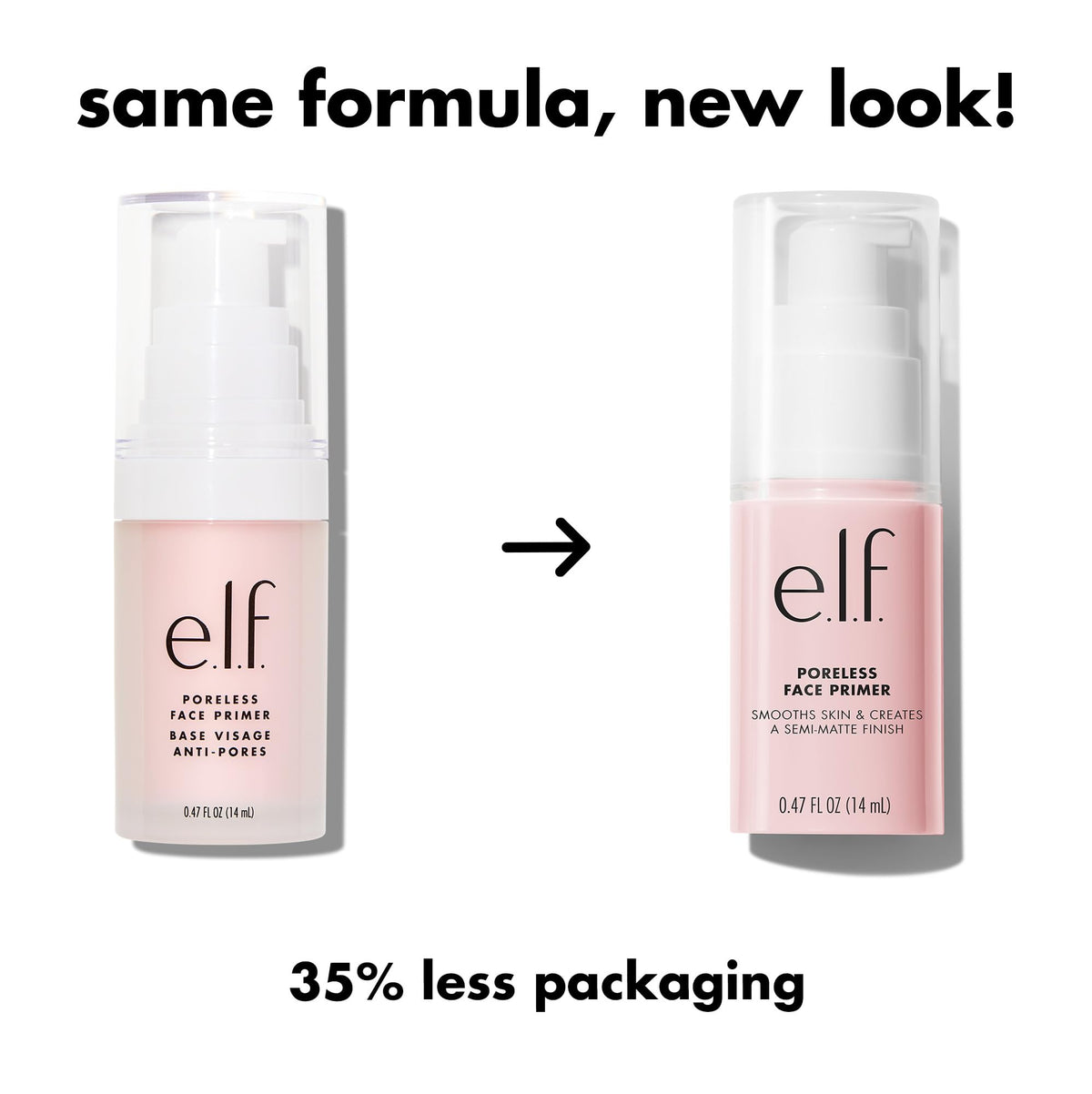 e.l.f. Poreless Face Primer, Skin-Smoothing Matte Makeup Base, Minimizes Pores & Fine Lines, Long-Lasting Foundation Primer with Tea Tree & Vitamins A & E, Vegan & Cruelty-Free e.l.f.