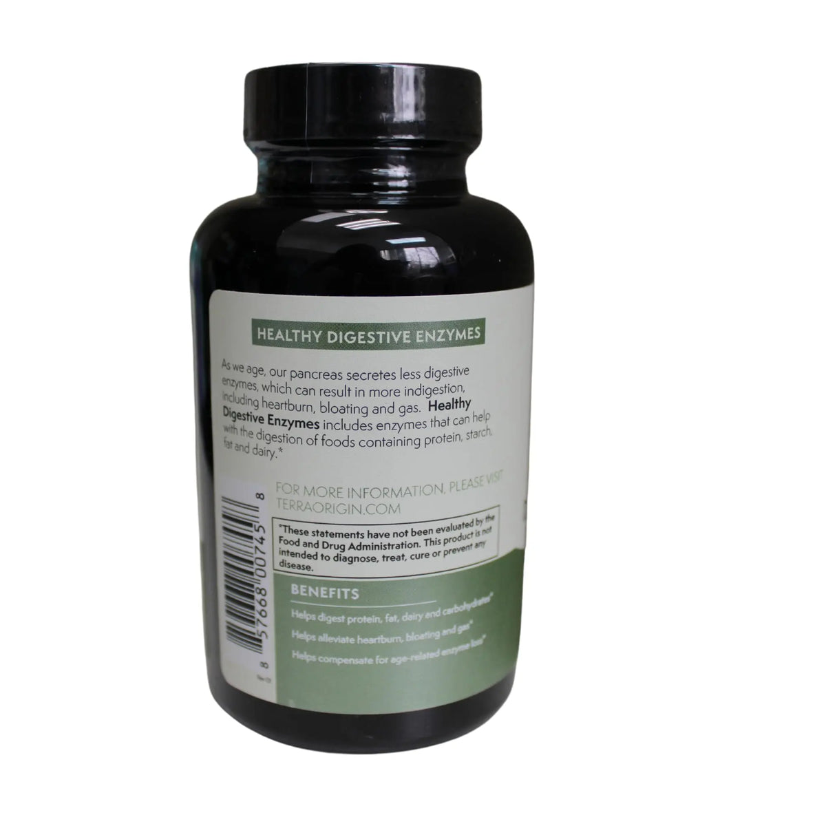 TERRA ORIGIN Digestive Enzymes with Probiotics & Prebiotics | 60 Capsules | Supports Digestive Gut Health | Non GMO, Gluten Free, TERRA ORIGIN