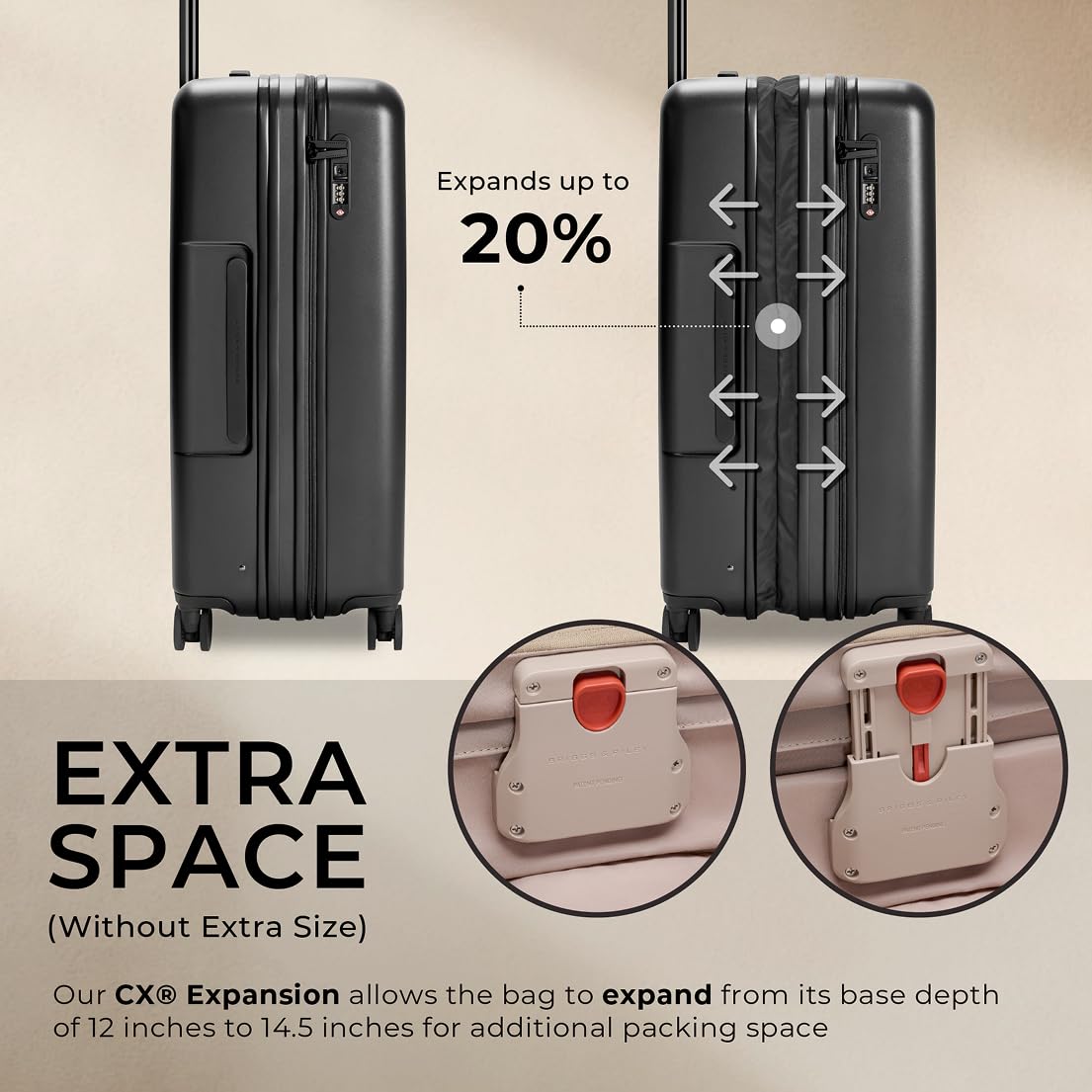 Briggs & Riley Sympatico Essential 22 Inch Carry-On Front Pocket, Navy Gsupps Australia