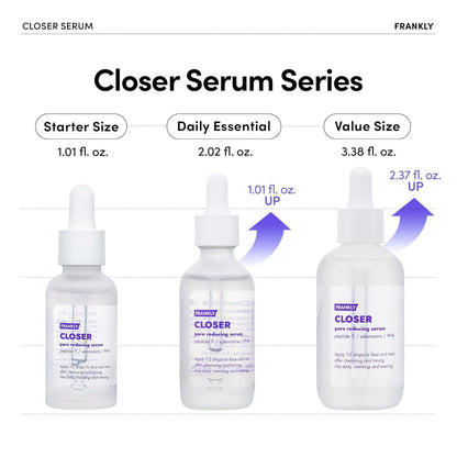 FRANKLY Closer Serum | Pore Minimizer Serum | 1.01 fl oz FRANKLY