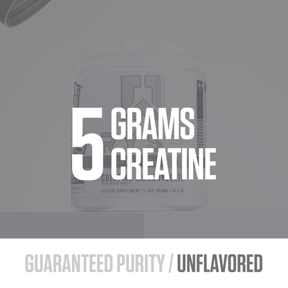 RYSE Creatine Monohydrate Powder - Unflavored - Supports Men & Women Lean Muscle Growth, Strength, Power, and Endurance - Helps Reduce Fatigue and Improve Workout Recovery - 60 Servings