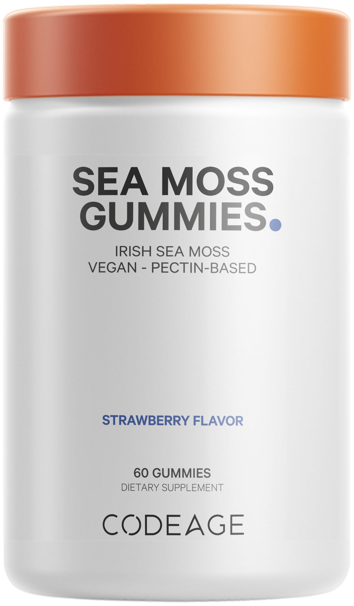 Codeage Irish Sea Moss Gummies Supplement - 300mg Irish Sea Moss 10:1 Extract - Delicious Strawberry Flavor - Vegan, Non-GMO, Gluten-Free - 60 Gummies Codeage buy australia supplements