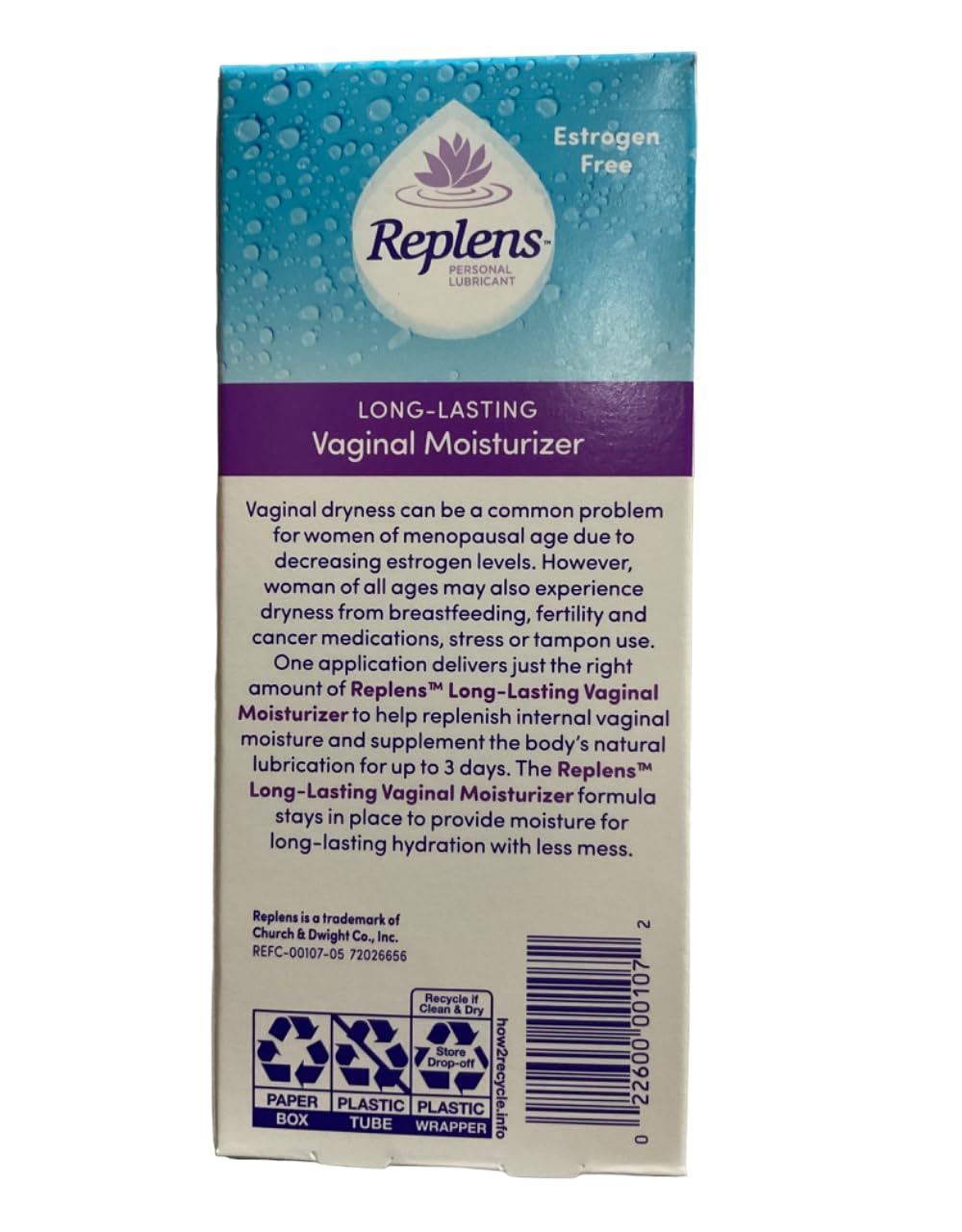 Replens Long-Lasting Vaginal Moisturizer with Reusable Applicator, 1.23 Ounce Replens buy australia supplements