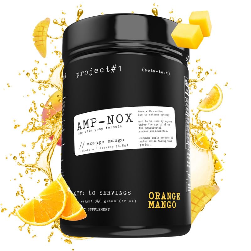 Project #1 AMP-NOX: Pre & Post Workout Powder to Boost Focus & Pump | Energizing Project #1 buy australia supplements