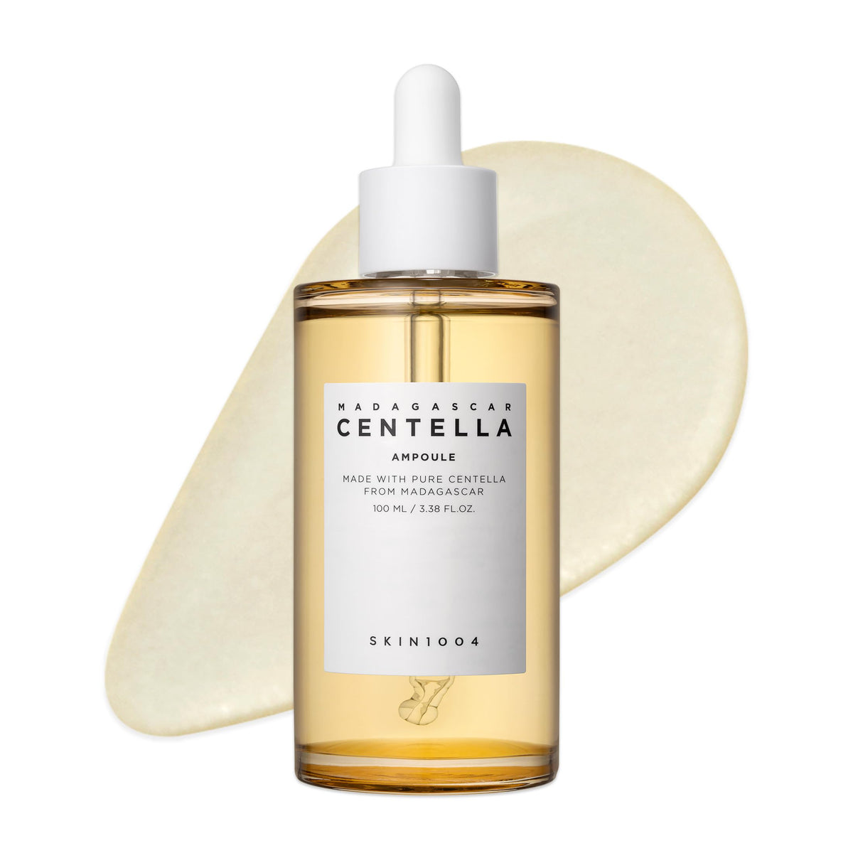 SKIN1004 [Hudson's Pick] Madagascar Centella Ampoule, Korean Face Serum with Centella Asiatica for Hydrating & Moisturizing, Soothing Facial Serum for Skin Balance, Korean Skin Care, 3.38 fl.oz, 100ml SKIN1004