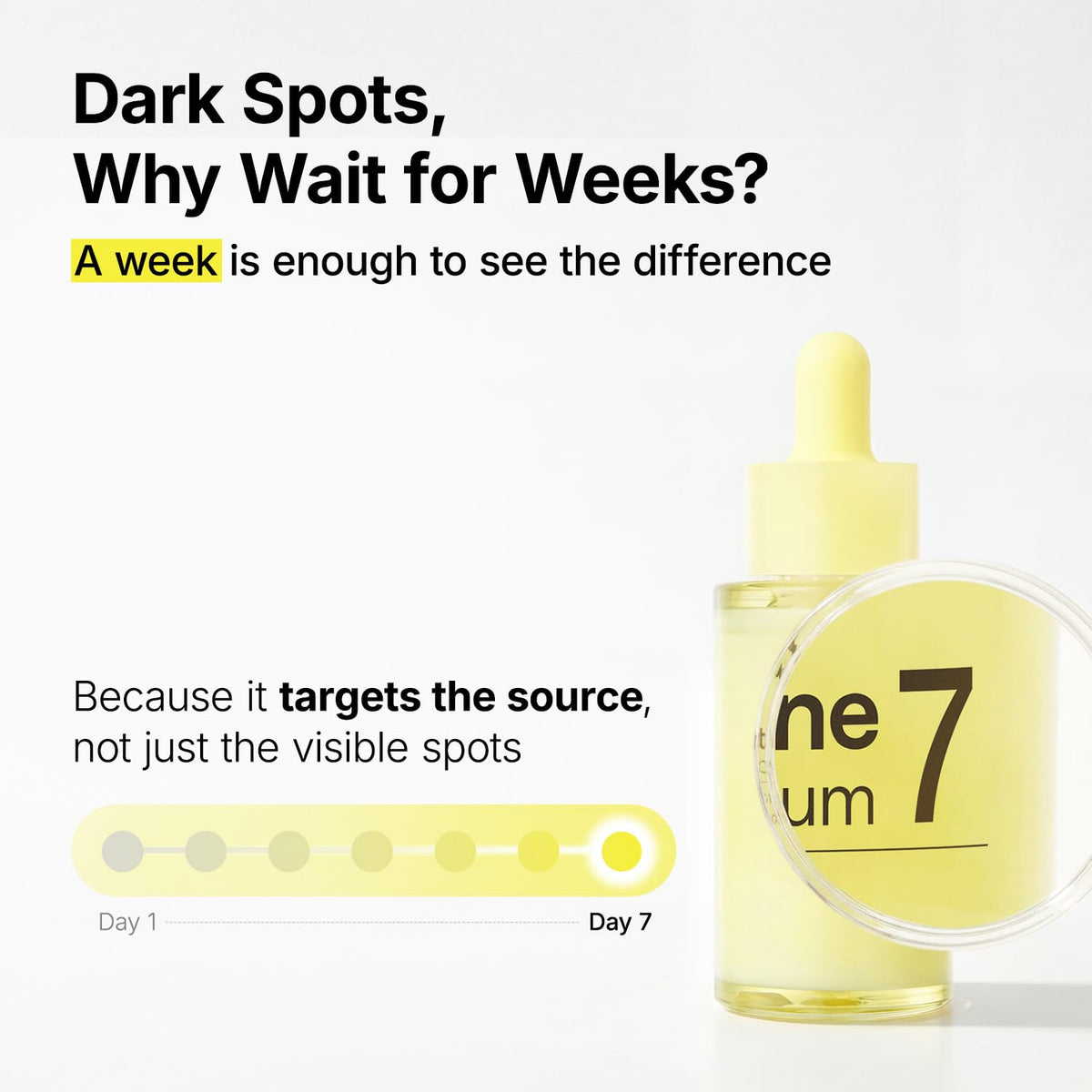 MANYO Glutathione 7 Dark Spot Serum, Radiance Booster, 1.01 fl oz ma:nyo