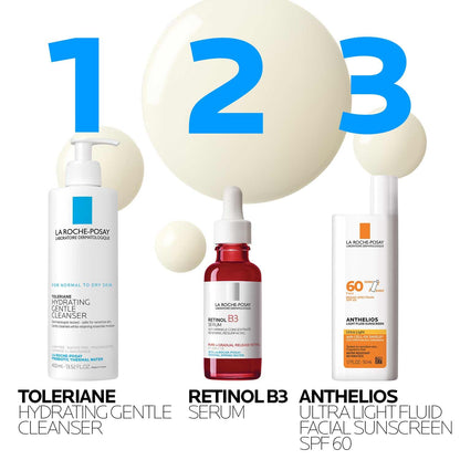La Roche-Posay Retinol Face Serum with Niacinamide & Hyaluronic Acid, 1oz La Roche-Posay