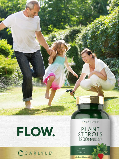 Carlyle Plant Sterols Supplement 1200 mg | 240 Softgels | with Beta Sitosterol | Non-GMO & Gluten Free Carlyle