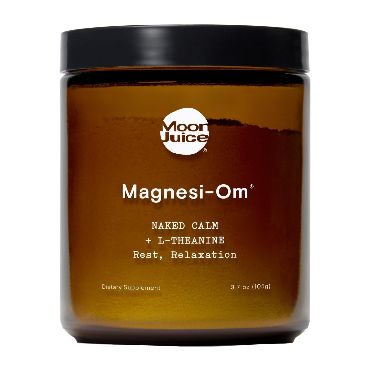 Moon Juice Magnesi-Om Magnesium Powder Supplement - Chelated Magnesium Complex + L-Theanine Blend for Rest, Relaxation & Regularity - Vegan, Non-GMO & No Sugar, Berry, 4.2 oz, 30 Servings