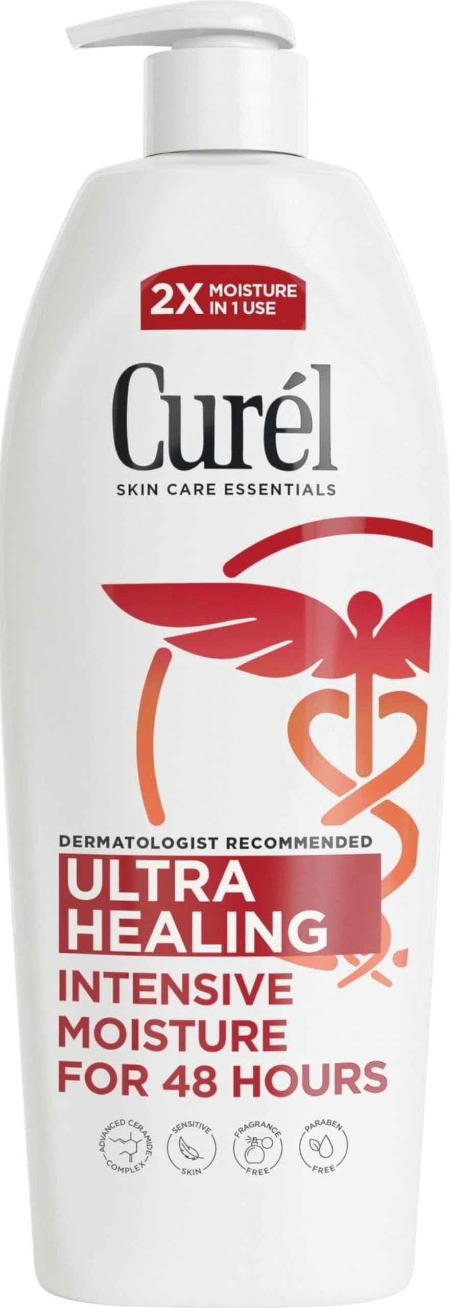 Curel Ultra Healing Body Lotion, Moisturizer, Fragrance-Free, 20 fl oz Curel