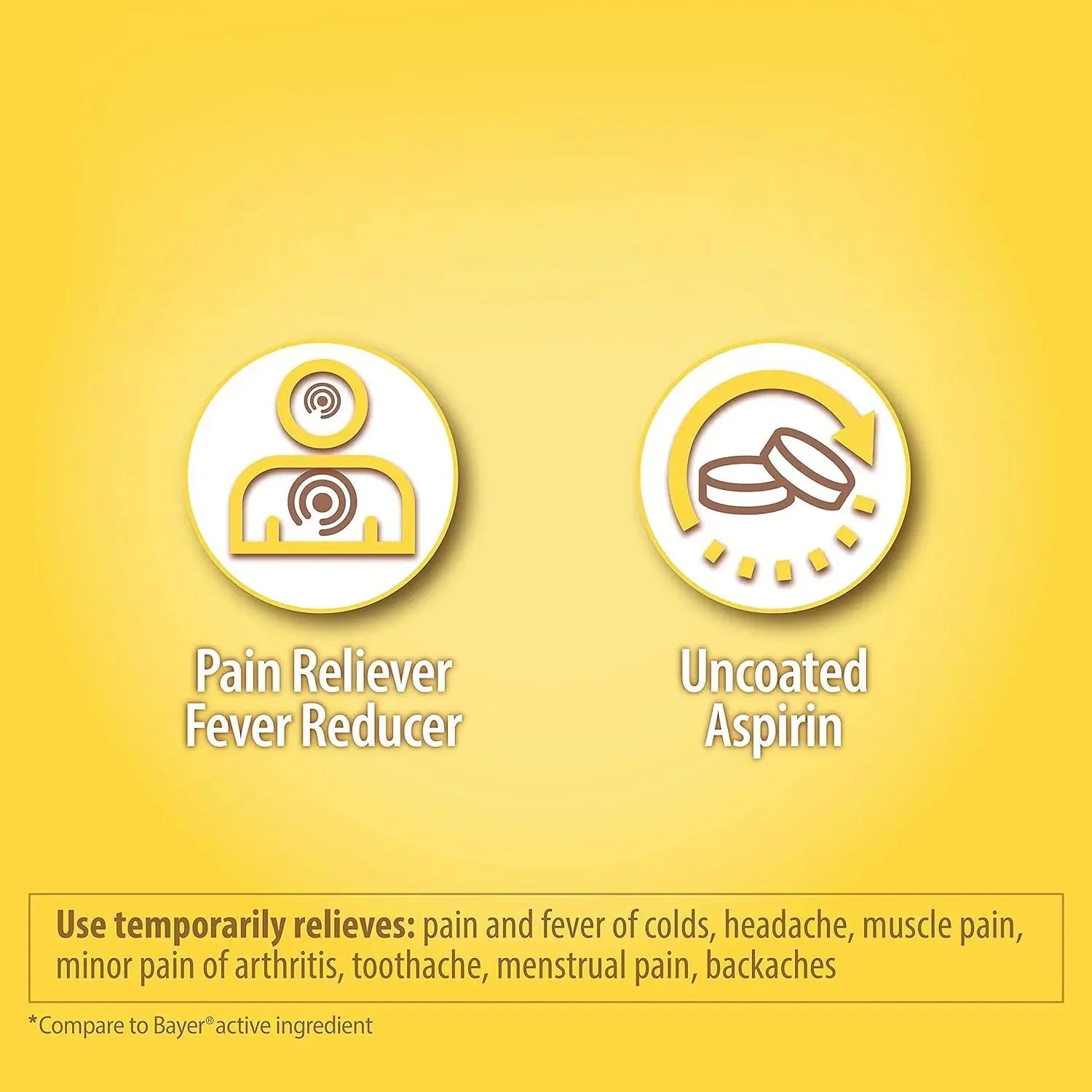 HealthA2Z® Aspirin 325mg | Uncoated Tablets |Original Strength | Pain Reliver |Fever Reducer | Compare to Bayer® Active Ingredients… (120 Counts) HealthA2Z buy australia supplements