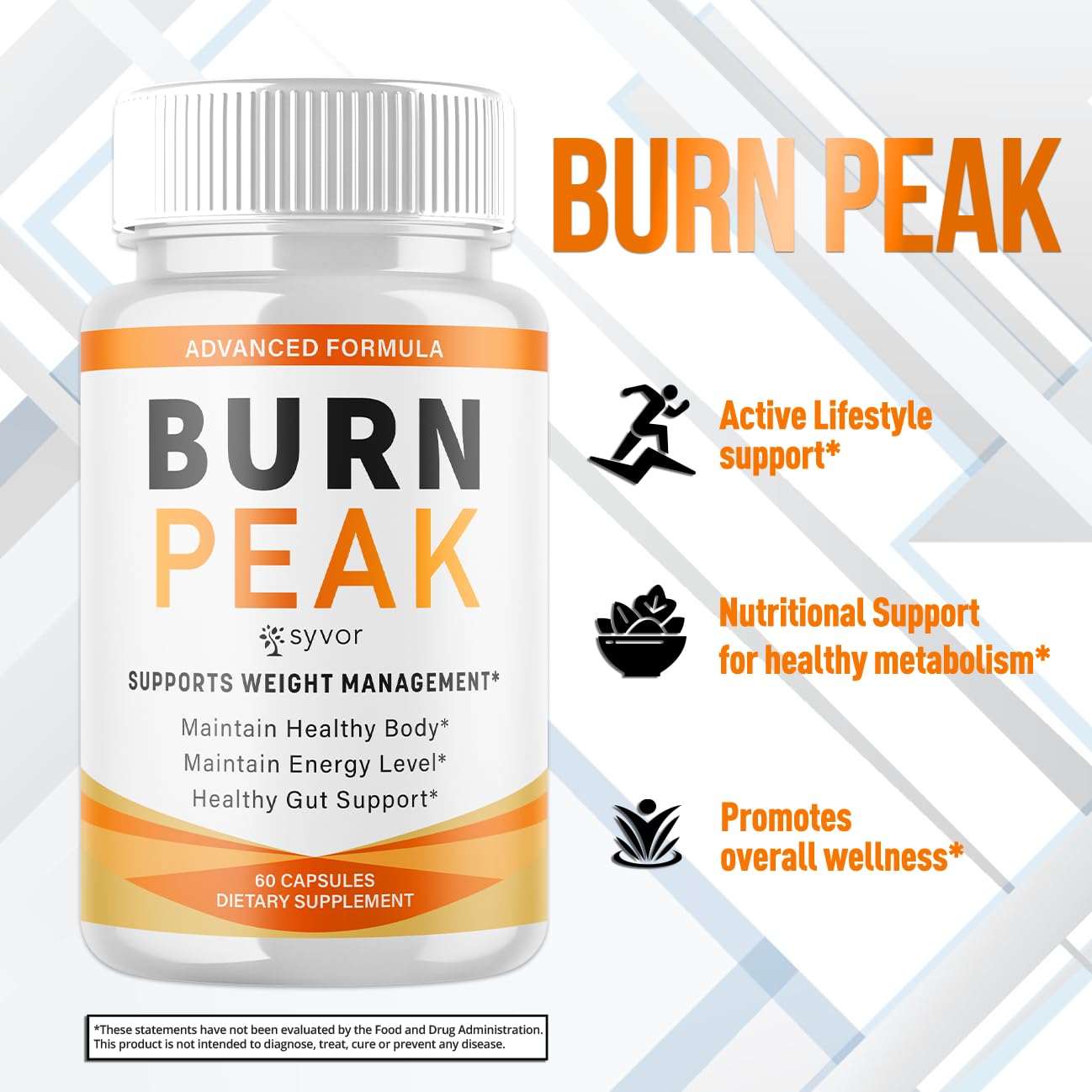(3 Pack) Burn Peak Capsules, Official Burnpeak Pink Salt Pills with All Natural Ingredients, Advanced BurnPeak Health Supplement with Premium Vitamins for Active Lifestyle Support (180 Capsules) Syvor buy australia supplements