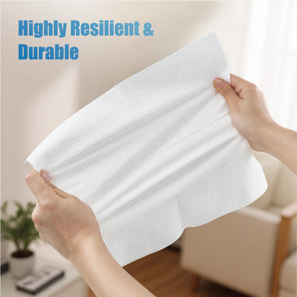 GWT XL Disposable Fragrance-Free Face Towels, 50 Count, 1 Pack Gold Water Trading