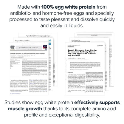 LEGION Egg+ Protein Powder with BCAAs - Naturally Sweetened and Flavored Egg White Protein Powder - Fast Digesting Protein for Muscle Growth and Strength, Chocolate, 20 Servings