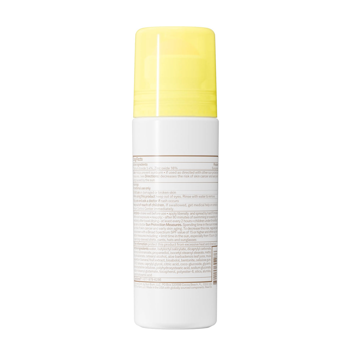 Sun Bum Baby Bum Mineral SPF 50 Roll-On Sunscreen - Vegan and Hawaii 104 Act Compliant (Without Octinoxate & Oxybenzone) - Broad Spectrum Moisturizing UVA/UVB - Travel Size - 3 oz Sun Bum