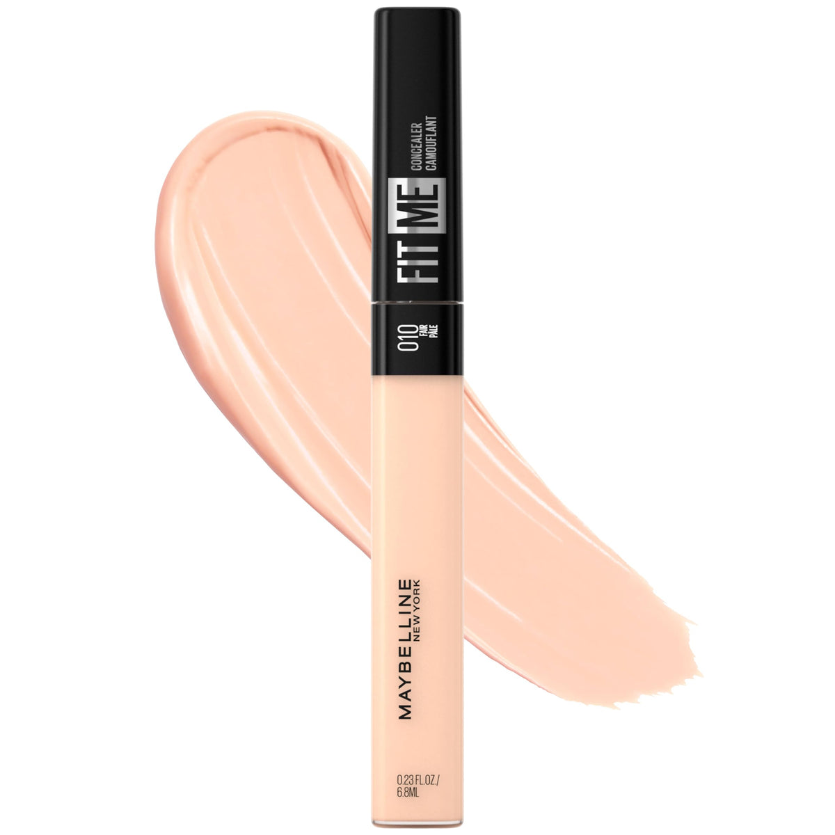 Maybelline New York Fit Me Liquid Concealer Makeup, Natural Coverage, Lightweight, Conceals, Covers Oil-Free, Fair, 1 Count (Packaging May Vary) MAYBELLINE