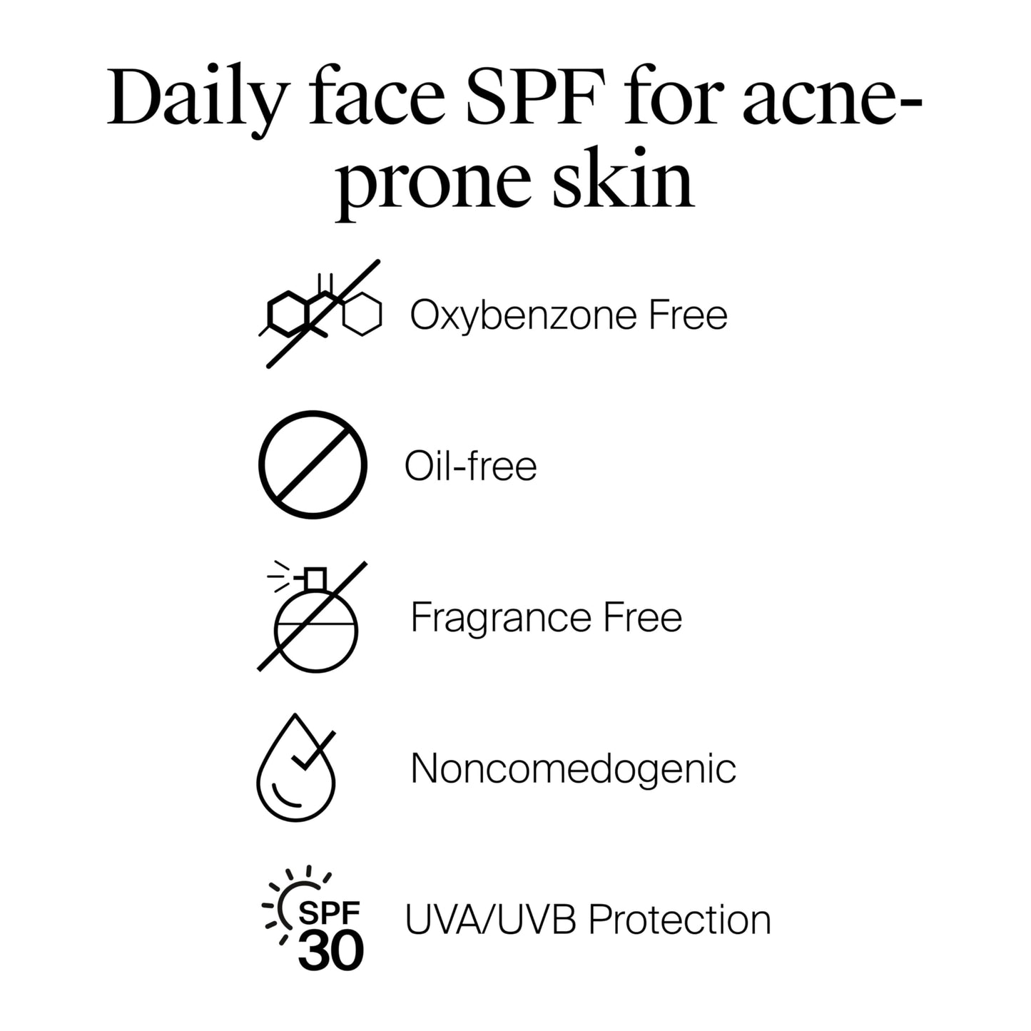 Neutrogena Clear Face Sunscreen for Acne-Prone Skin SPF 30, Broad Spectrum Facial Sunscreen Lotion, Lightweight, Non Comedogenic, Oil-, Fragrance- & Oxybenzone Neutrogena