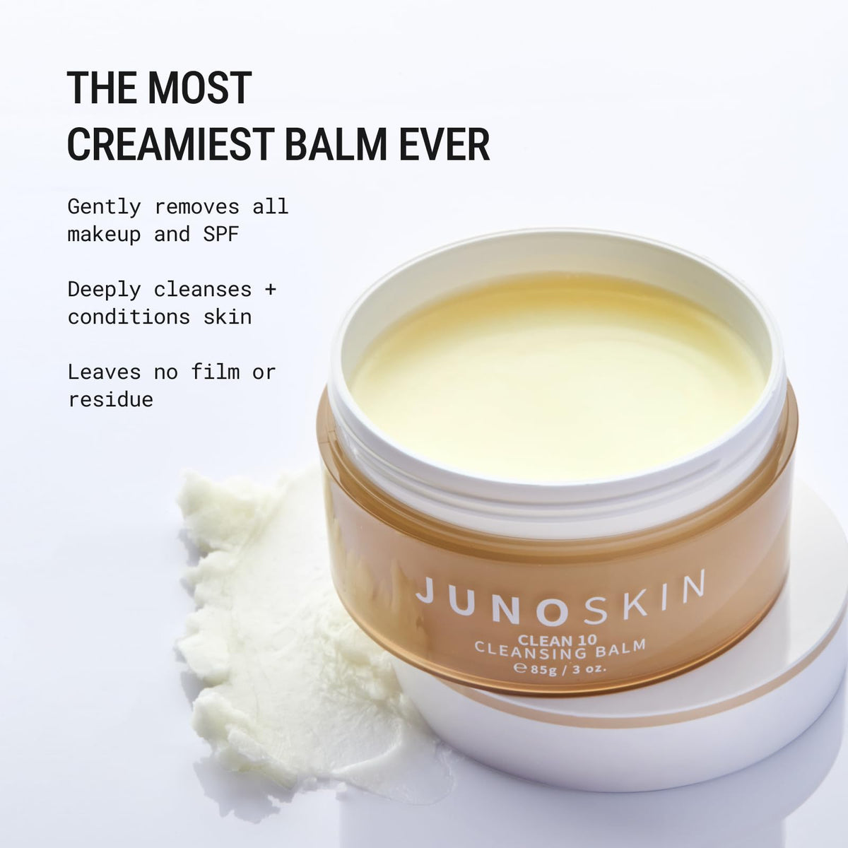 JUNO & Co. Clean 10 Cleansing Balm 10 Ingredients Makeup Remover 85g / 3.0oz JUNO & Co.