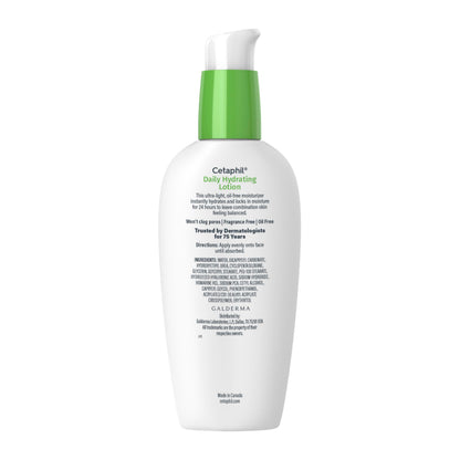 Cetaphil Daily Hydrating Face Lotion, Hyaluronic Acid, 3oz Cetaphil