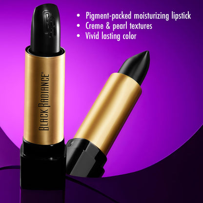 Black Radiance Perfect Tone Lipstick Lip Color Black Out Black Radiance