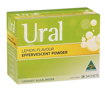 Ural Effervescent Powder 4G * 28 Sachets Urinary Alkalinizer Cystitis Relief Ural buy australia supplements