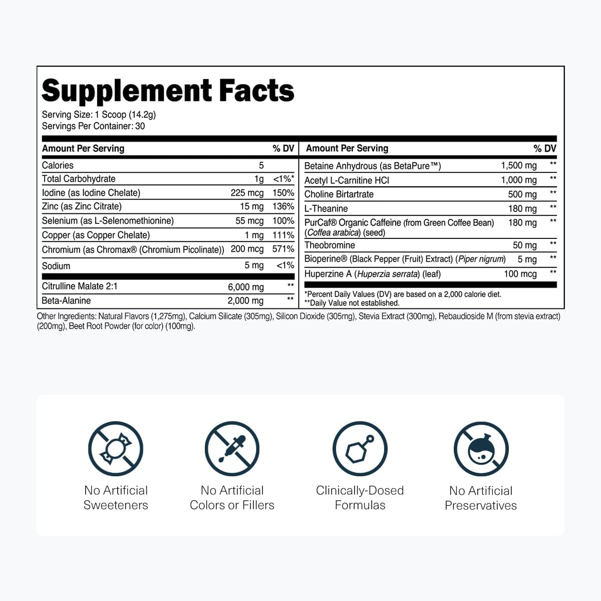Transparent Labs Lean Pre-Workout (30 Servings, Strawberry Lemonade) & Hydrate Electrolytes Powder (40 Servings, Tropical Punch)