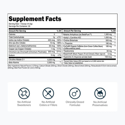 Transparent Labs Lean Pre-Workout - Body Recomposition Pre Workout for Men and Women with Acetyl L-Carnitine, Beta Alanine Powder, & PurCaf Organic Caffeine Powder - 30 Servings, Strawberry Lemonade