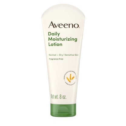 Aveeno Daily Moisturizing Body Lotion, Body Lotion for Dry Skin with Prebiotic Oat, Paraben Aveeno