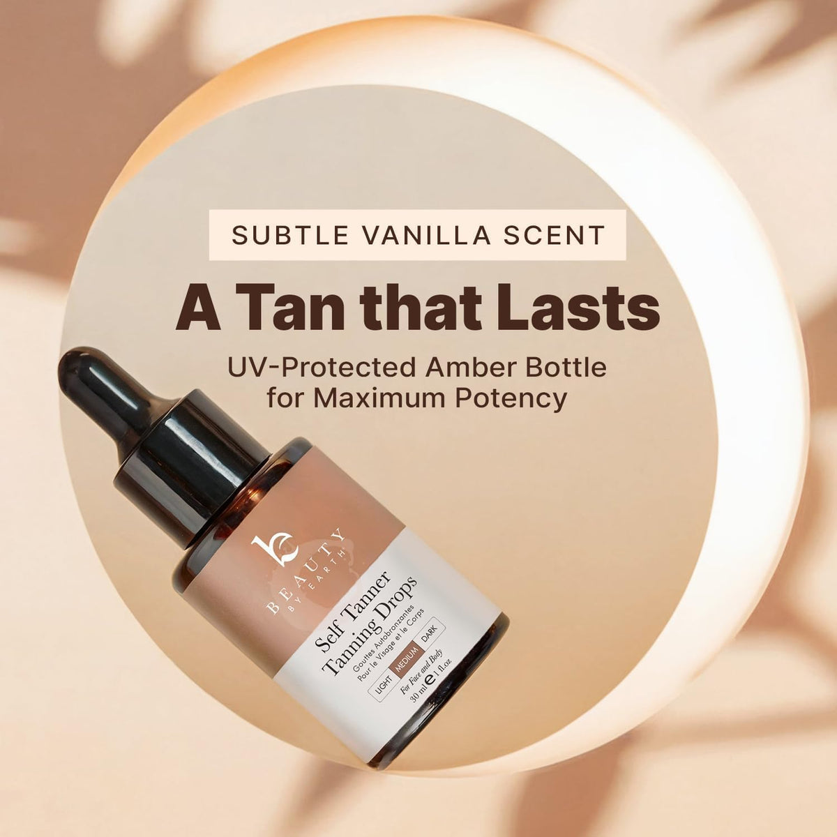 Self Tanning Drops - USA Made with Natural & Organic Ingredients Beauty by Earth