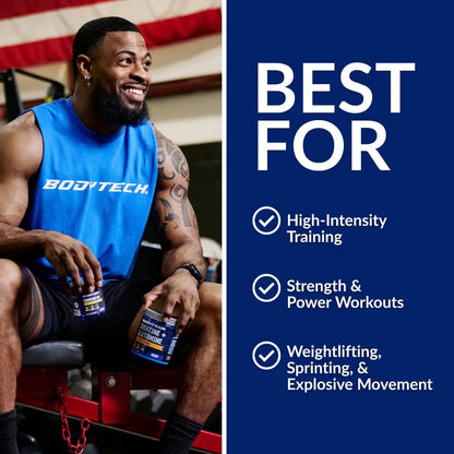 BodyTech Creatine Monohydrate Powder a Micronized a Fruit Punch (11.64 Oz./55 Servings) BodyTech