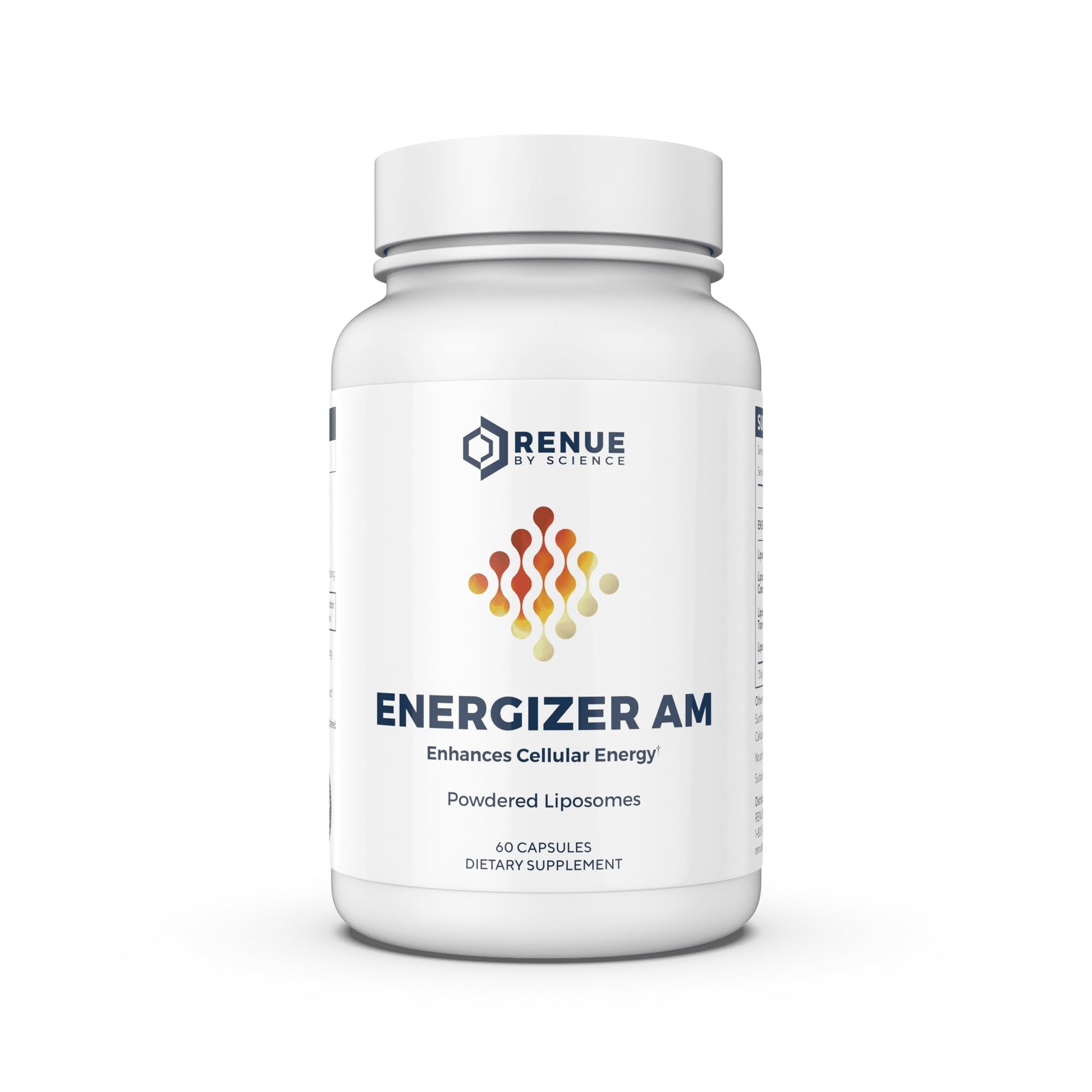 Renue By Science Energizer AM | Liposomal Resveratrol Hesperidin & Green Tea Supplement | 60 Capsules with Trans Resveratrol (65mg) Hesperidin (150mg) Green Tea Extract (35mg) - Non-GMO | Made in USA Renue By Science buy australia supplements