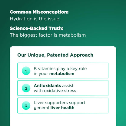 H-PROOF The Anytime You Drink Vitamin, Liver Health & Immunity Support with Electrolytes, Milk Thistle, and Vitamins B & C - 40 Chewable Tablets H-PROOF