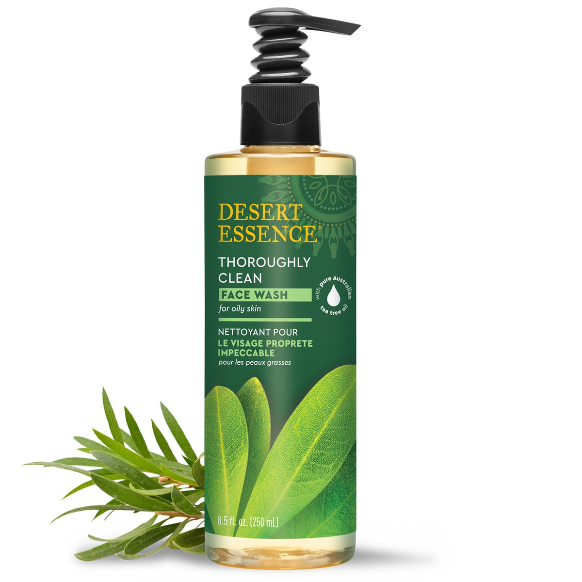 Desert Essence Thoroughly Clean Face Wash, Tea Tree Oil, 8.5 fl oz Desert Essence
