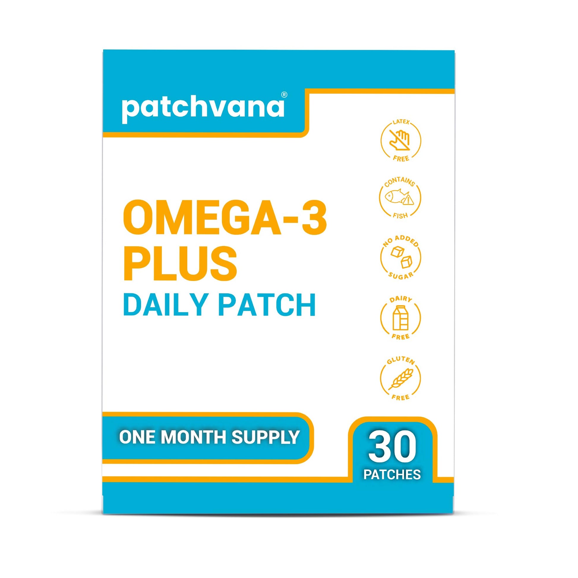 Patchvana Omega 3 Patch for Women & Men, 1 Month Supply, 30 Patches Patchvana buy australia supplements