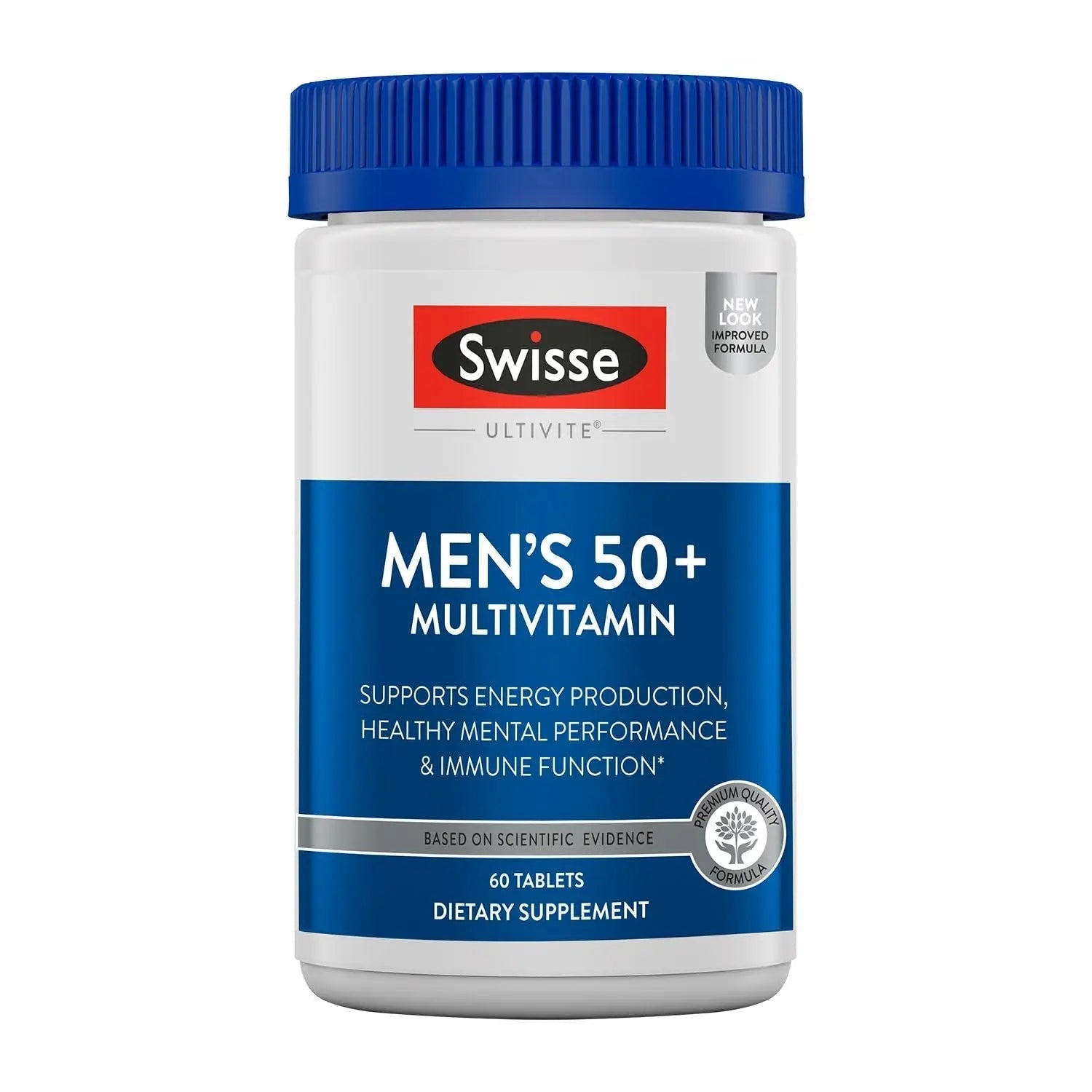 Swisse Daily Multivitamin for Men 50 and Over | 39 Vitamins, Antioxidants and Minerals + Adaptogens | Energy & Immune Support | Swisse buy australia supplements