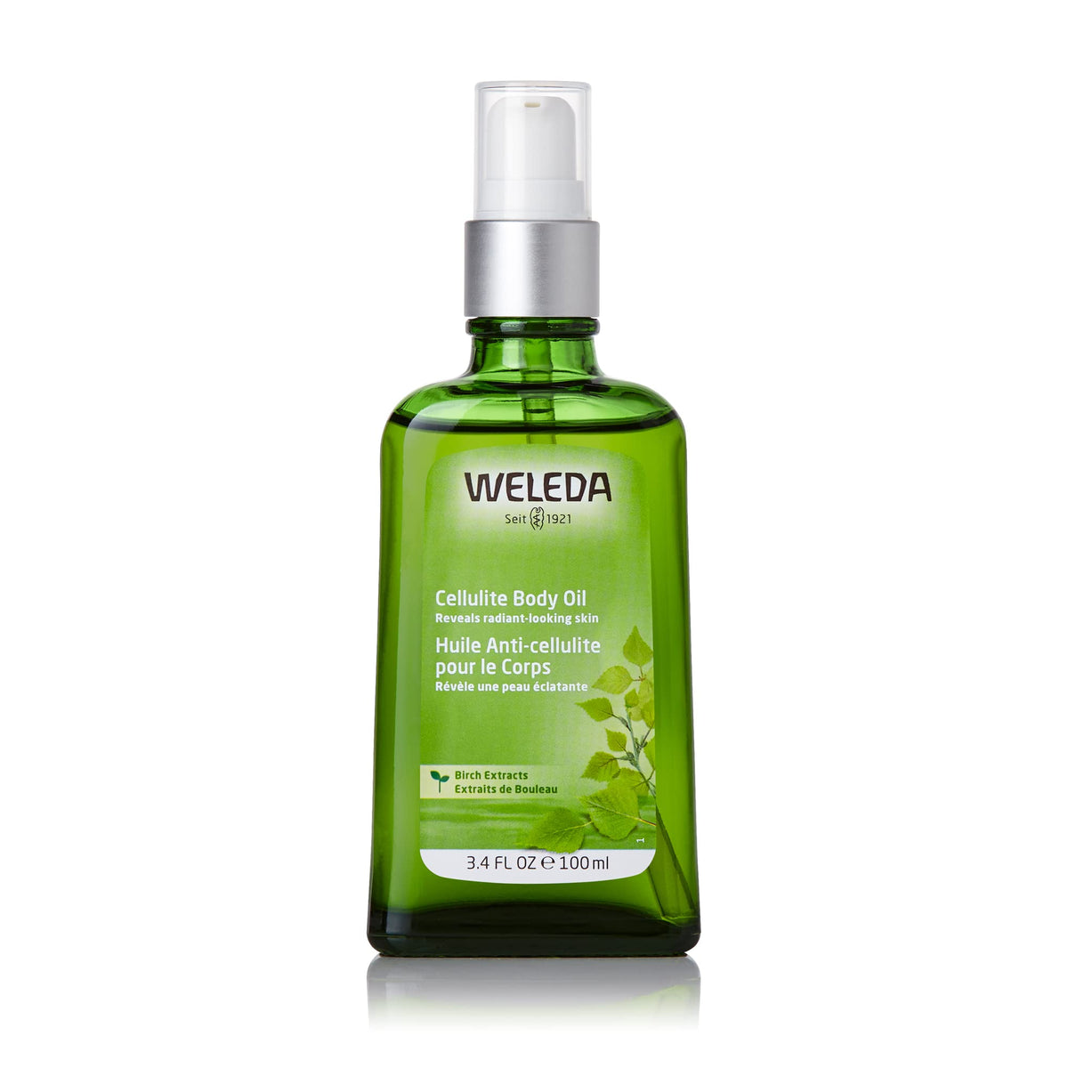 Weleda Birch Cellulite Body Oil 3.4 Fluid Ounce, Plant-Rich Oil with Birch, Rosemary and Jojoba Weleda