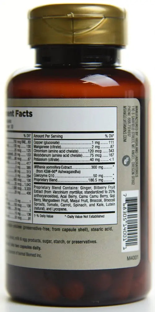 Mt. Angel Vitamins - Daily Womens Multivitamin - Adult Formula with Iron, Calcium, KSM-66 Ashwaganda, and a Potent Proprietary Herbal Blend Mt. Angel Vitamins buy australia supplements