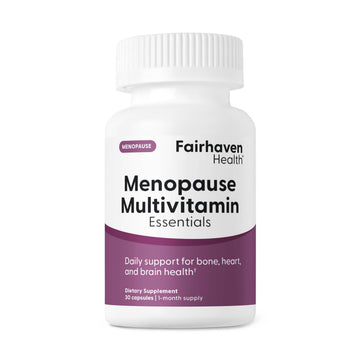 Fairhaven Health Menopause Multivitamin Essentials | Hormone Free Menopause Supplements for Women | Methylated Multivitamin for Women 50 and Over | Non-GMO | Perimenopause Supplements | 30 Capsules Fairhaven Health buy australia supplements