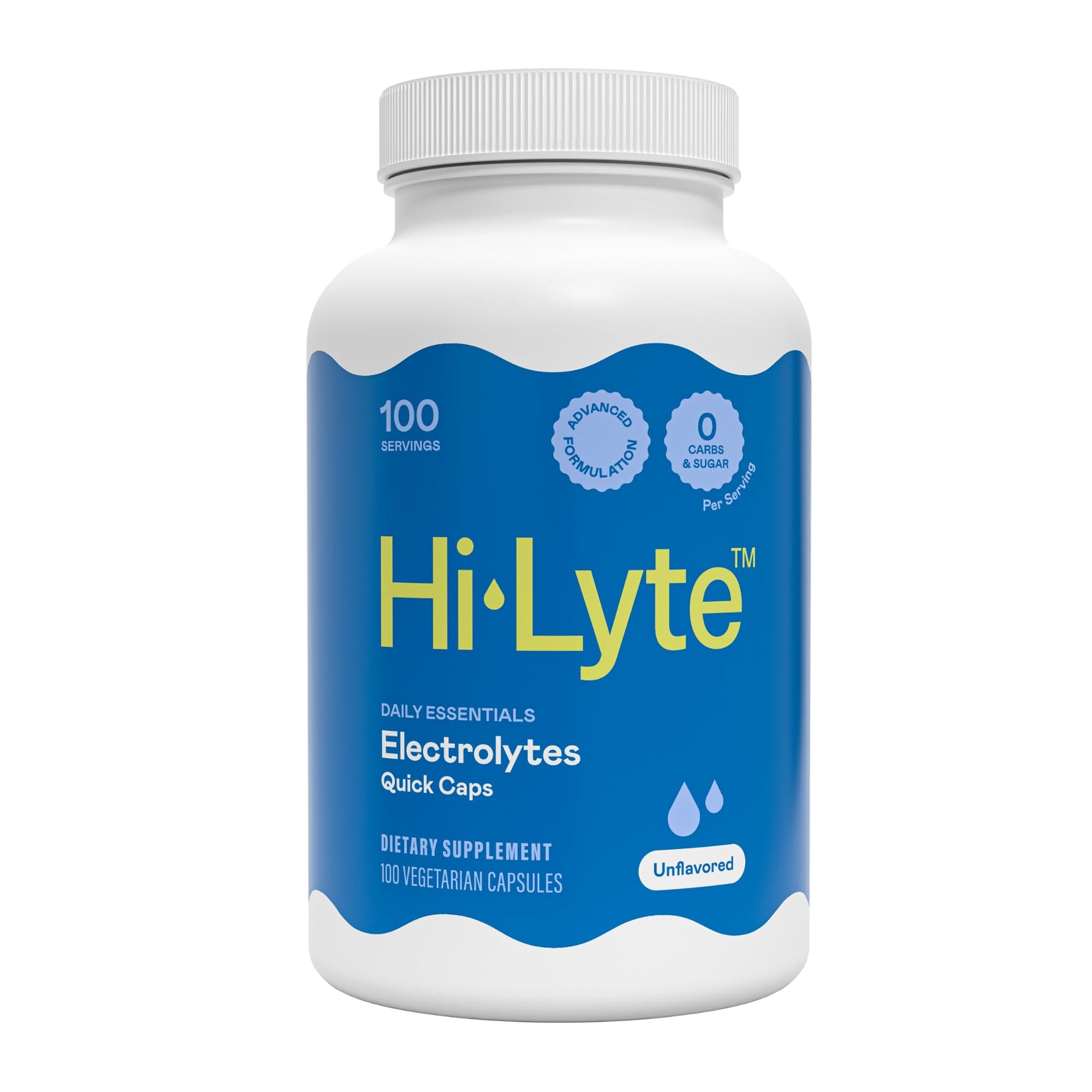 Hi-Lyte Unflavored Electrolyte Capsules - Hydration Support Supplement Tablets - Sodium, Potassium, Magnesium - 100 Servings Hi-Lyte buy australia supplements